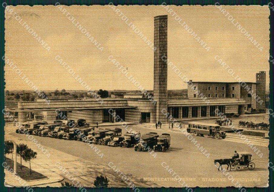 Pistoia Montecatini Terme Stazione Auto Corriera FG cartolina ZK0849 – fronte