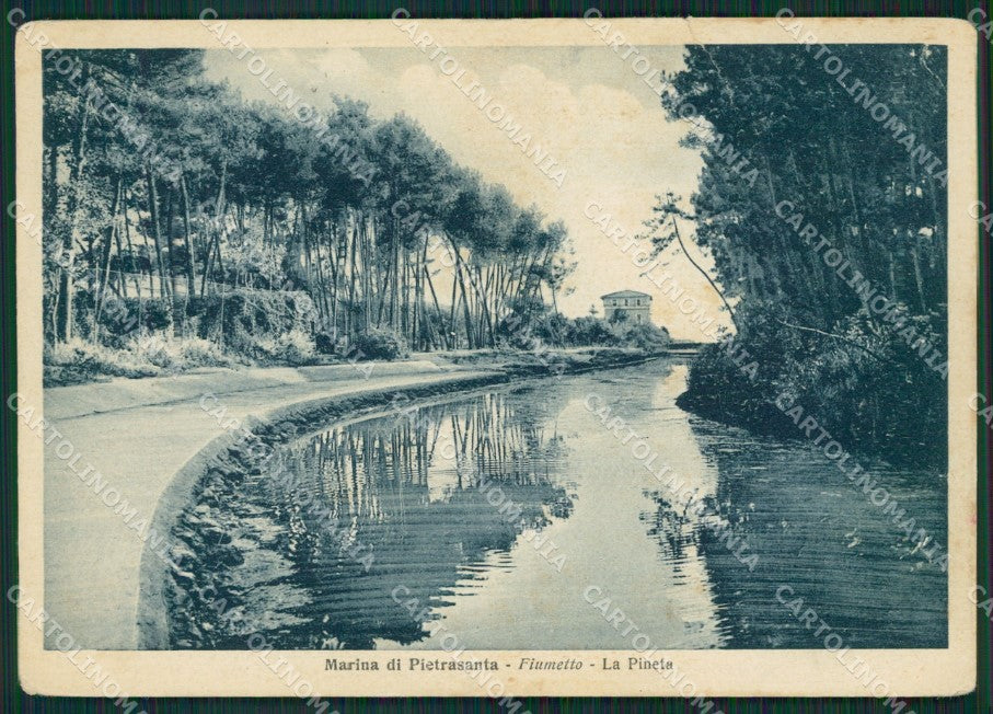 Lucca Marina di Pietrasanta Fiumetto STRAPPO FG cartolina ZK0854 – fronte