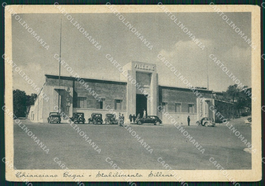 Siena Chianciano Terme Stabilimento Sillene PIEGHINA FG cartolina ZK0856 – fronte