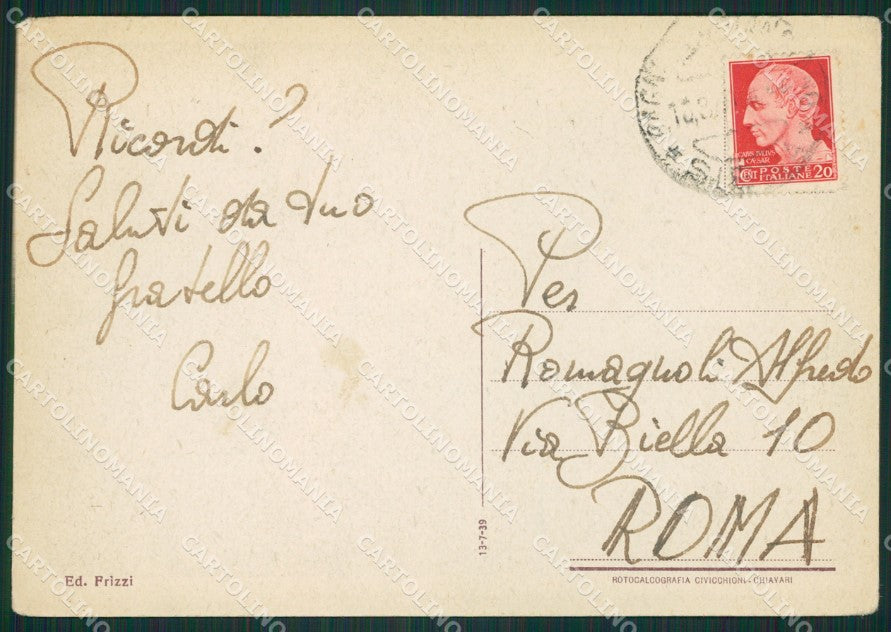 Siena Chianciano Terme Stabilimento Sillene PIEGHINA FG cartolina ZK0856 – retro