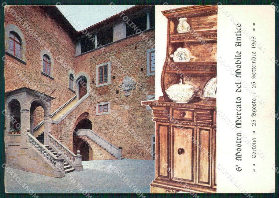 Arezzo Cortona Mostra Mobile Antico FG cartolina ZK0864 – fronte