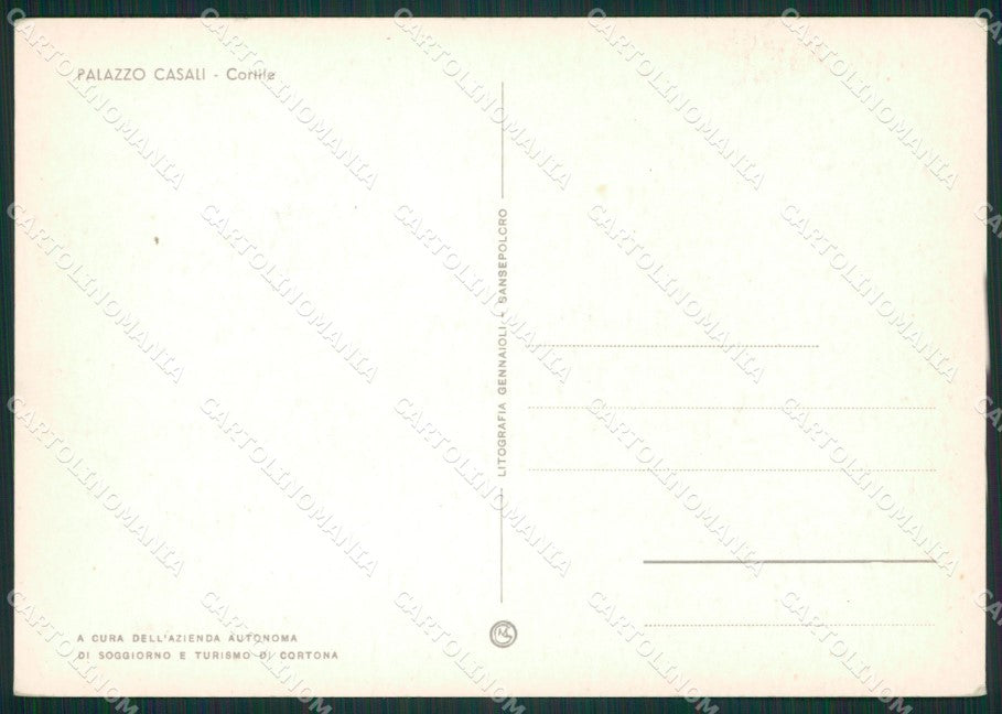 Arezzo Cortona Mostra Mobile Antico FG cartolina ZK0864 – retro
