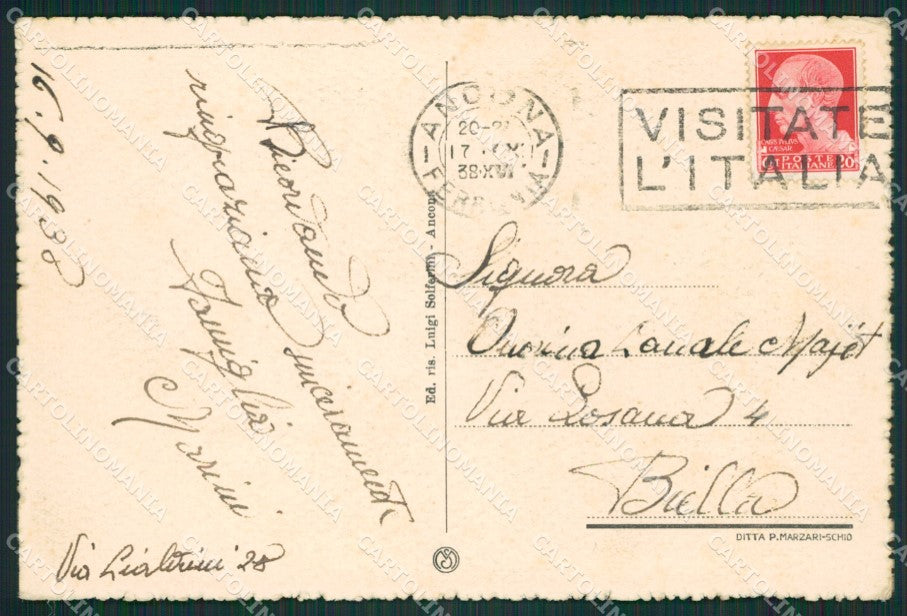 Ancona Città FG cartolina ZK0895 – retro