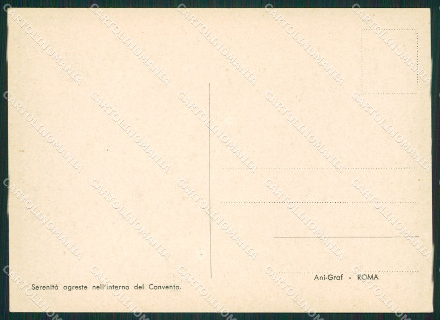 Foggia Gargano Convento FG cartolina ZK0898 – retro