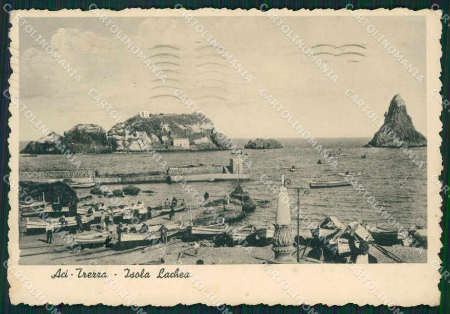 Catania Aci Castello Aci Trezza ABRASA FG cartolina ZK0907 – fronte
