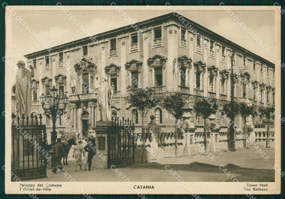 Catania Città Palazzo del Comune FG cartolina ZK0914 – fronte