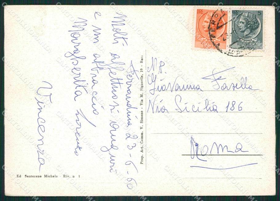 Matera Ferrandina FG cartolina ZK0930 – retro