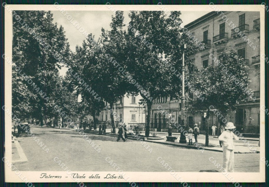 Palermo Città Vigile PIEGA FG cartolina ZK0932 – fronte