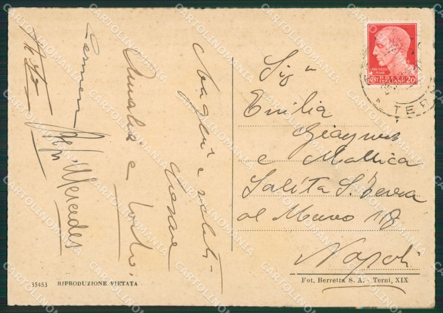 Terni Orvieto FG cartolina ZK0934 – retro
