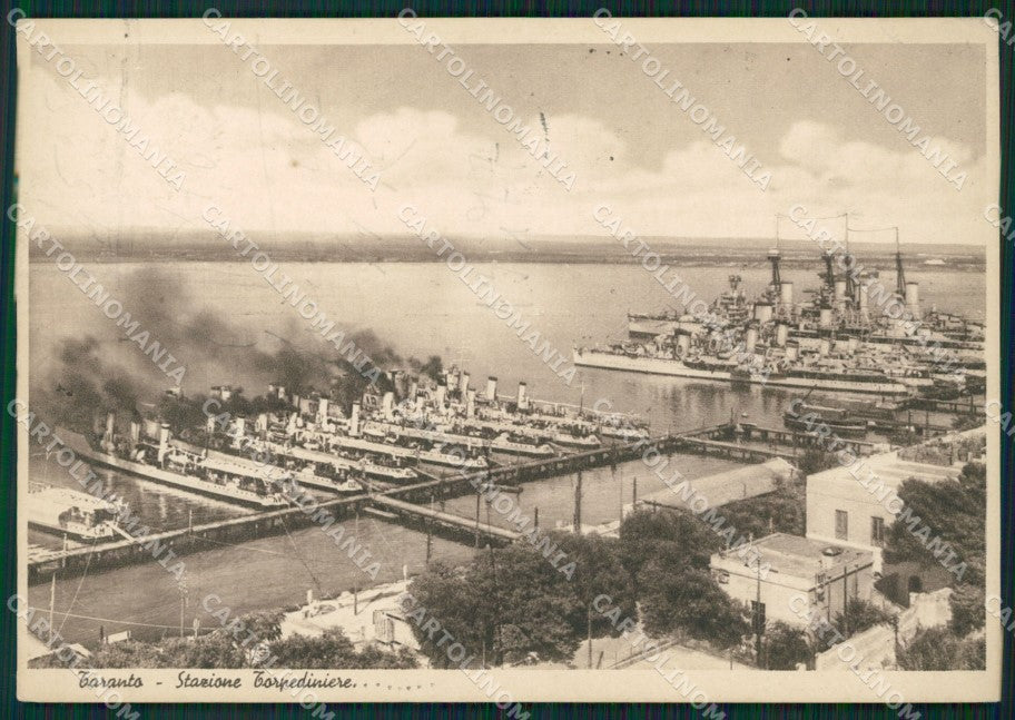 Taranto Città Navi FG cartolina ZK0943 – fronte