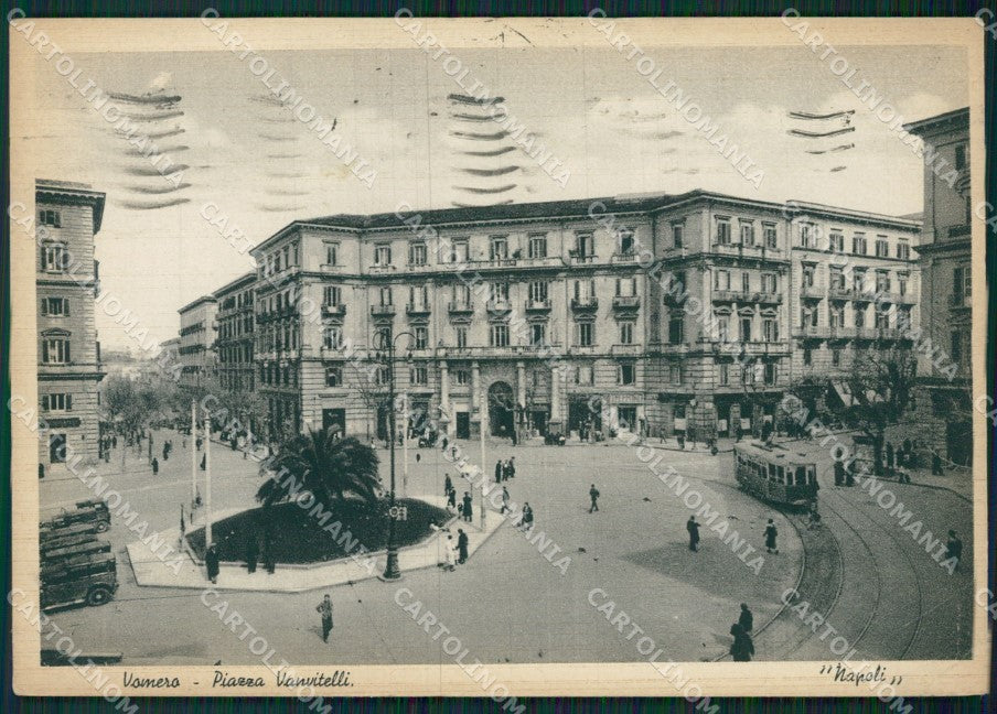 Napoli Vomero Tram PIEGHINE FG cartolina ZK0987 – fronte