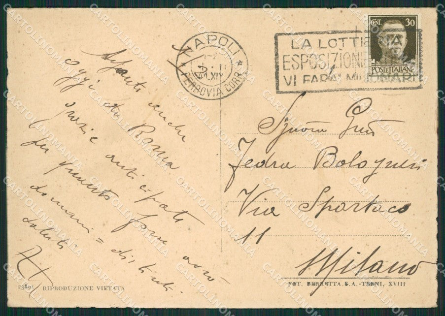 Napoli Posillipo FG cartolina ZK0990 – retro