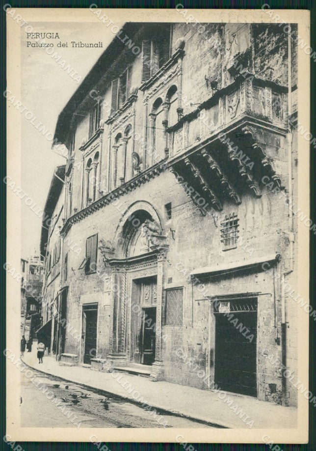 Perugia Città Palazzo dei Tribunali FG cartolina ZK0997 – fronte
