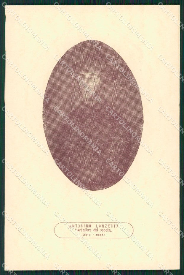 Messina Città Risorgimento Antonino Lanzetta FG cartolina ZK1012 – fronte