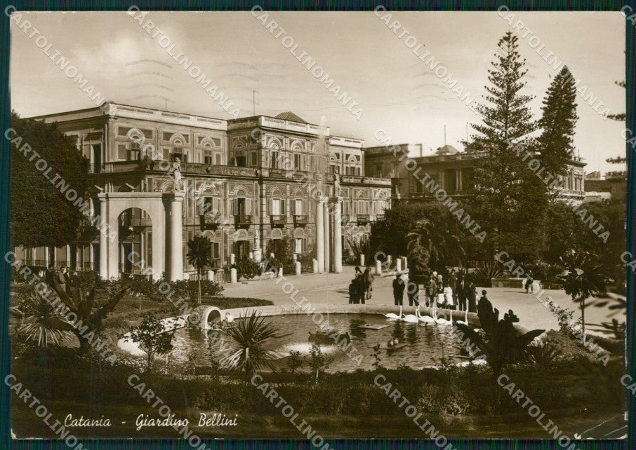 Catania Città Giardino Bellini PNF GUF PIEGHINA Foto FG cartolina ZK1028 – fronte