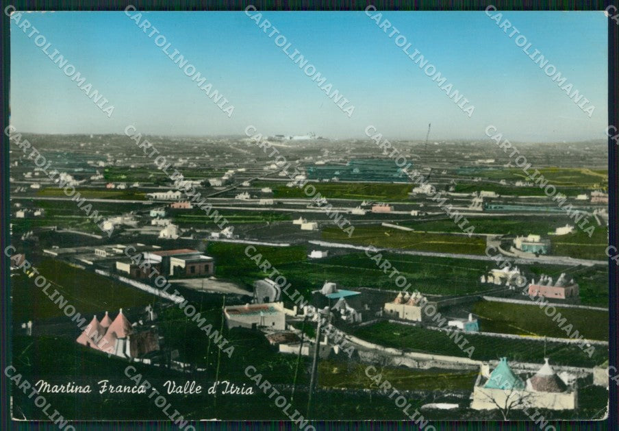 Taranto Martina Franca Trulli PIEGHINA Foto FG cartolina ZK1040 – fronte
