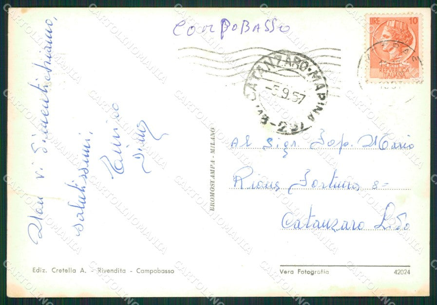 Campobasso Città Foto FG cartolina ZK1060 – retro