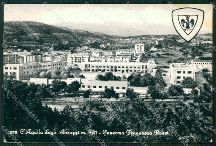 L'Aquila Città Caserma Francesco Rossi Foto FG cartolina ZK1081 – fronte