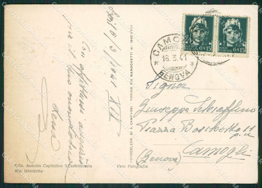 Salerno Sapri Foto FG cartolina ZK1090 – retro