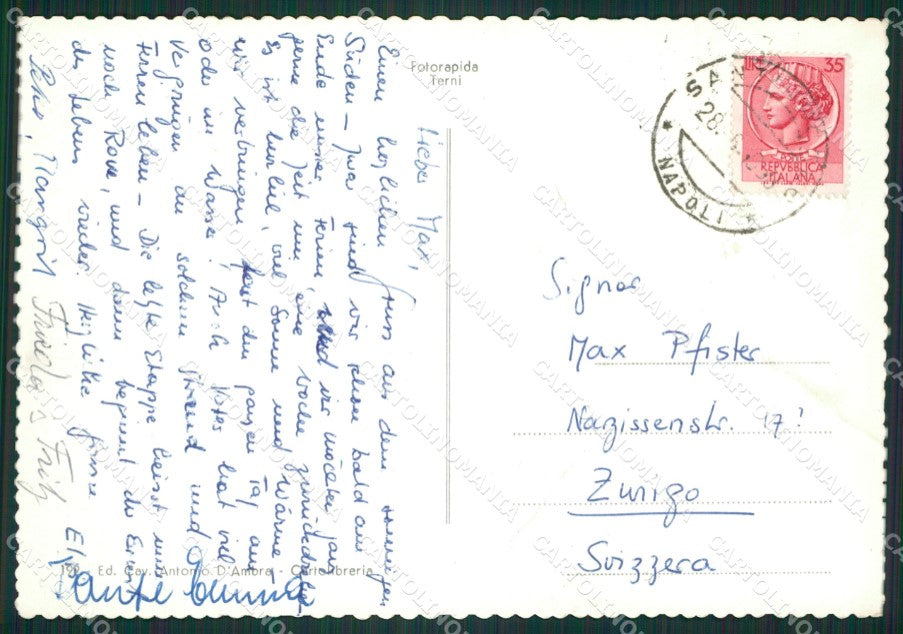 Napoli Ischia Sant'Angelo Barche Foto FG cartolina ZK1098 – retro
