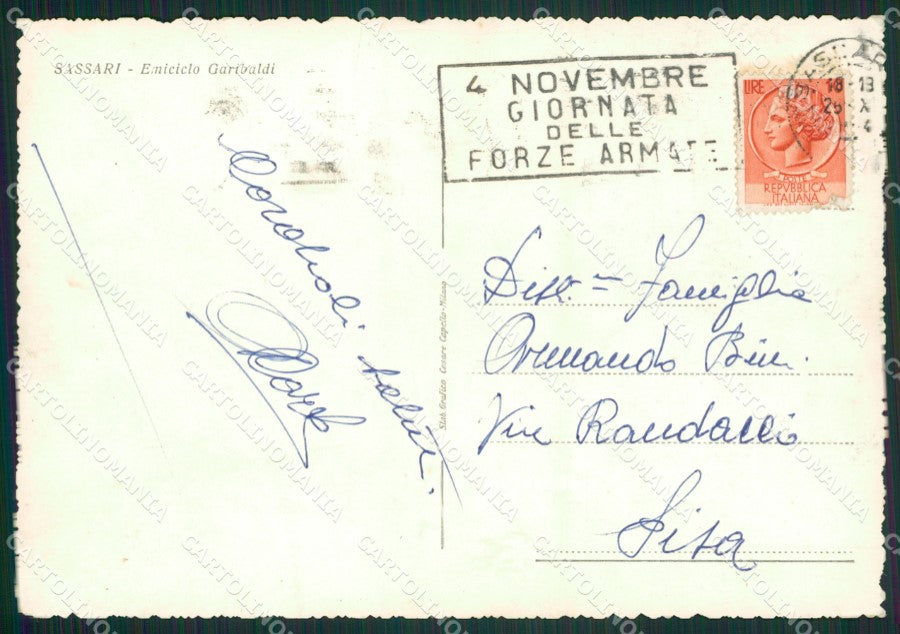 Sassari Città Foto FG cartolina ZK1115 – retro