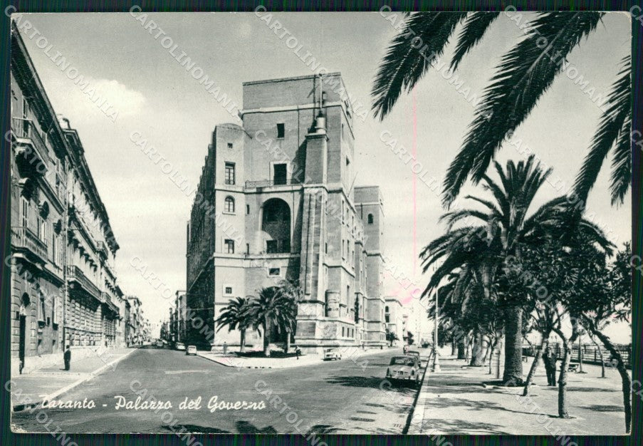 Taranto Città Palazzo Governo ABRASA Foto FG cartolina ZK1117 – fronte