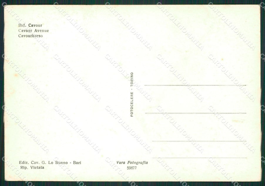 Bari Città PIEGHINA Foto FG cartolina ZK1130 – retro