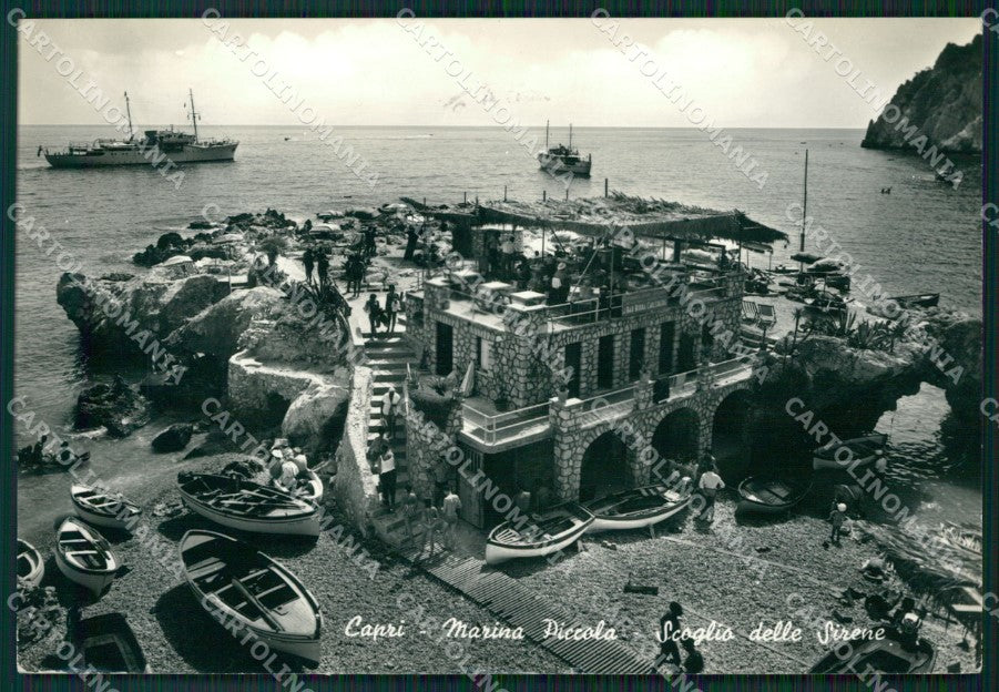 Napoli Capri Marina Piccola Foto FG cartolina ZK1150 – fronte