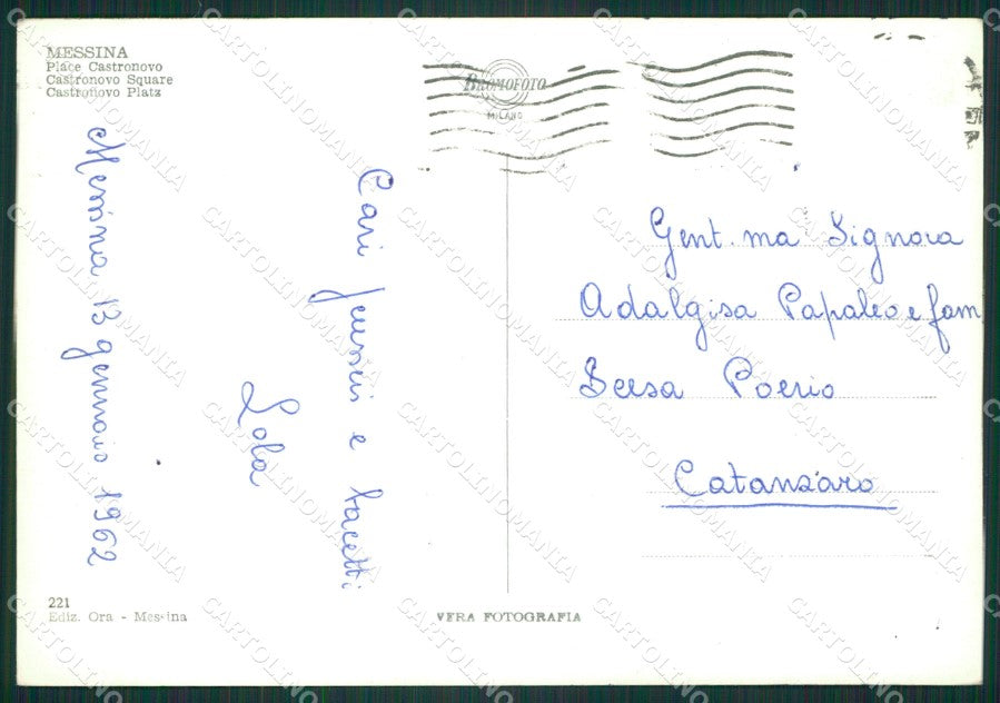 Messina Città Foto FG cartolina ZK1159 – retro