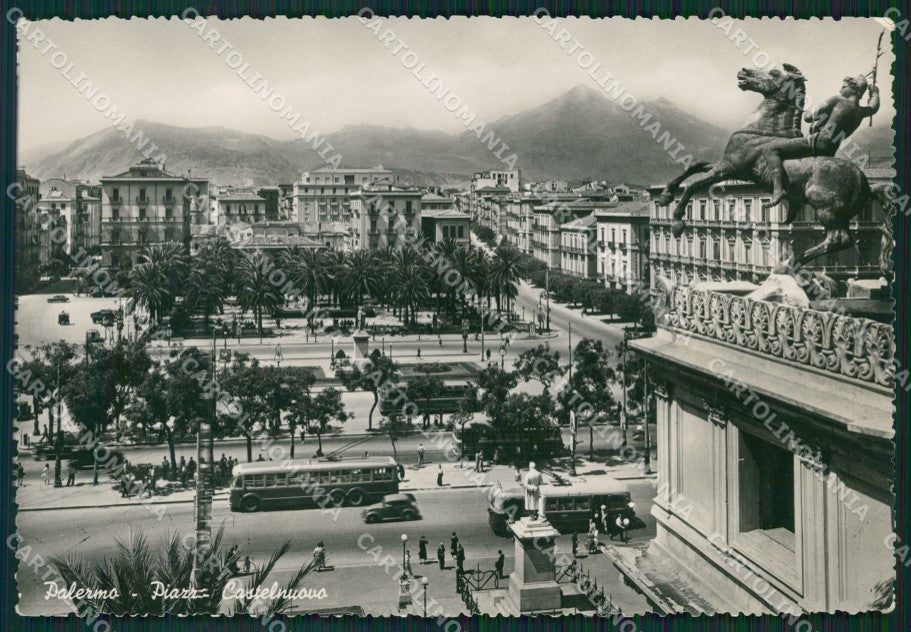 Palermo Città Filovia Foto FG cartolina ZK1173 – fronte