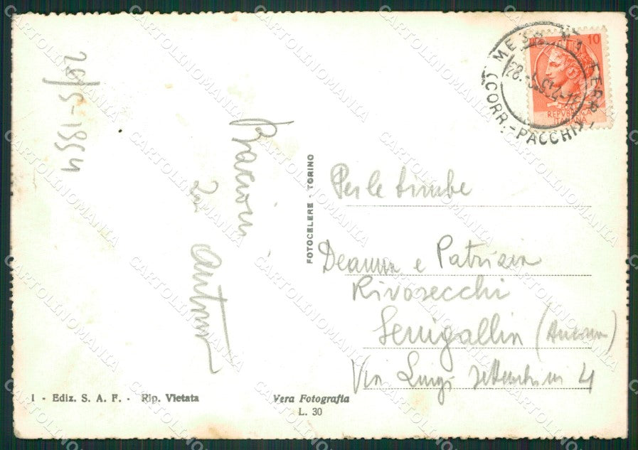 Messina Città Traghetto STRAPPINO Foto FG cartolina ZK1177 – retro