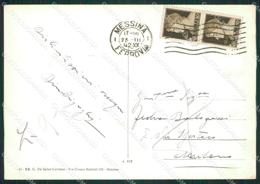 Messina Città Foto FG cartolina ZK1183 – retro