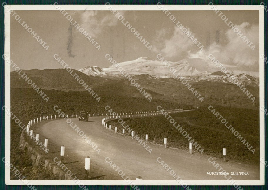 Catania Etna PIEGHINA Foto FG cartolina ZK1187 – fronte