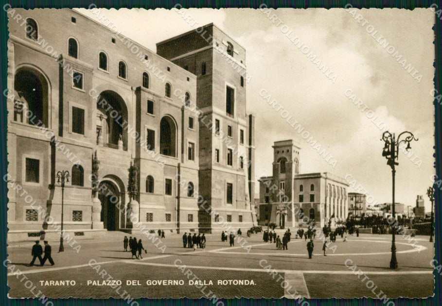 Taranto Città Palazzo del Governo Foto FG cartolina ZK1195 – fronte