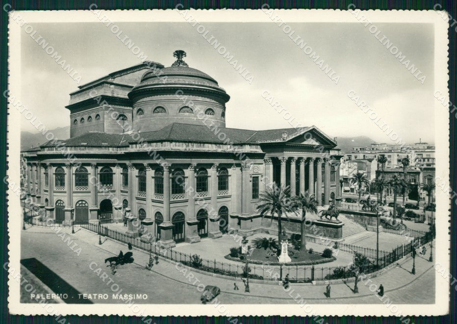 Palermo Città Teatro Massimo Bellini Foto FG cartolina ZK1200 – fronte