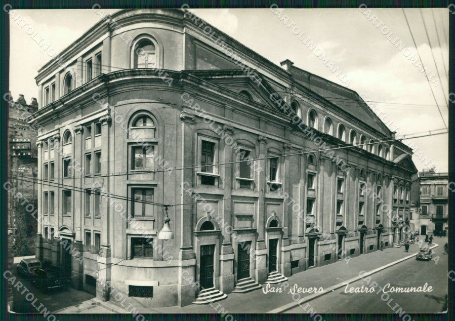 Foggia San Severo Teatro Comunale Foto FG cartolina ZK1205 – fronte