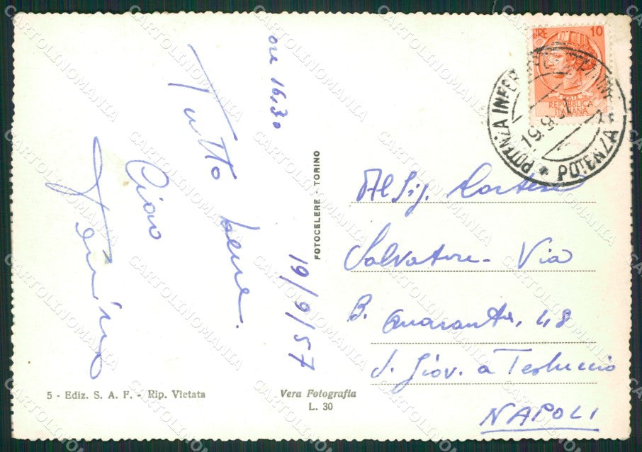 Potenza Città Teatro Stabile Foto FG cartolina ZK1208 – retro
