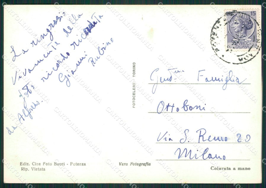 Potenza Città Foto FG cartolina ZK1214 – retro