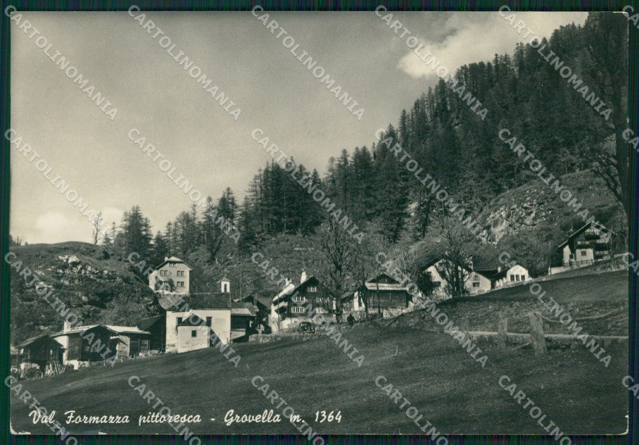Verbania Formazza Grovella PIEGHINA Foto FG cartolina ZK1236 – fronte