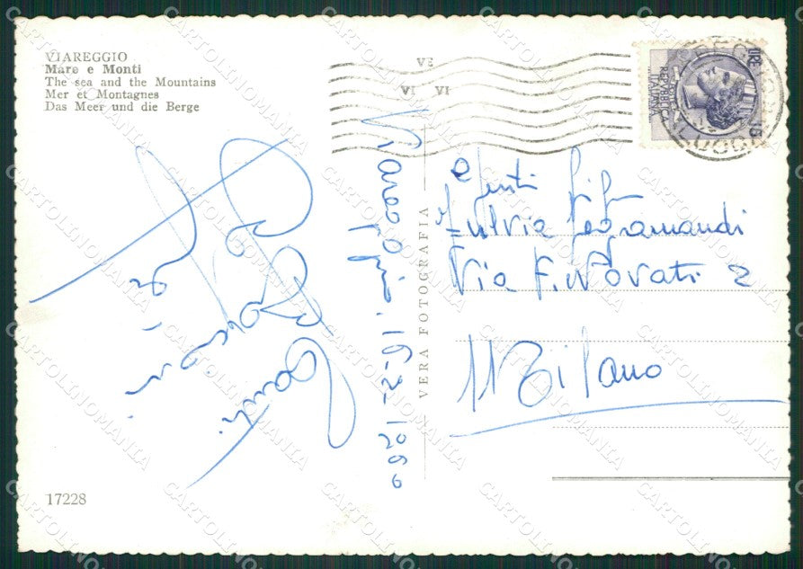 Lucca Viareggio Foto FG cartolina ZK1245 – retro