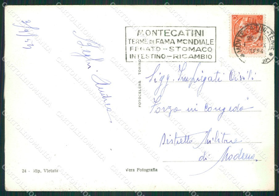 Pistoia Montecatini Terme Ippodromo Foto FG cartolina ZK1267 – retro