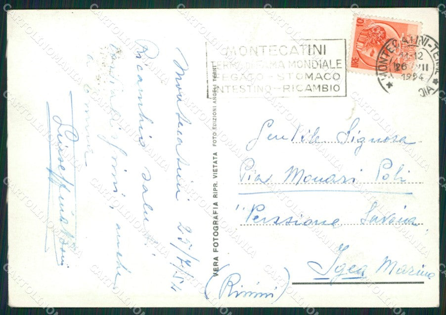 Pistoia Montecatini Terme FORO Foto FG cartolina ZK1273 – retro