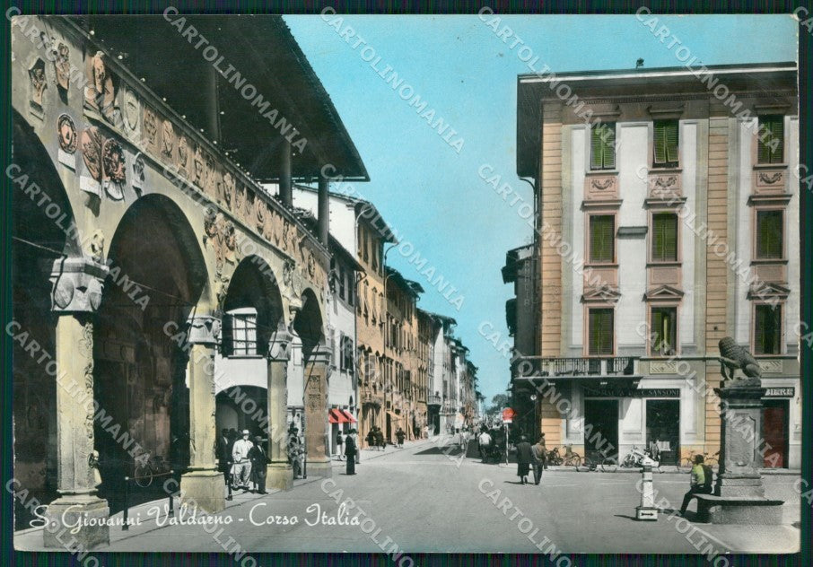 Arezzo San Giovanni Valdarno PIEGHE Foto FG cartolina ZK1285 – fronte