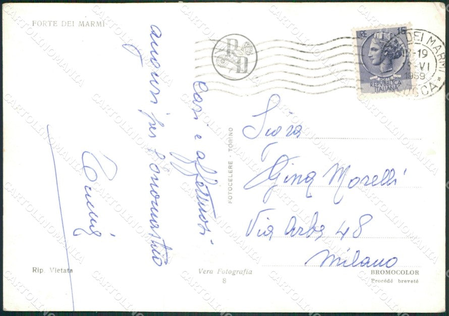 Lucca Forte dei Marmi Foto FG cartolina ZK1291 – retro