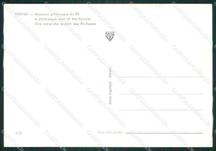 Torino Città Battello Foto FG cartolina ZK1303 – retro