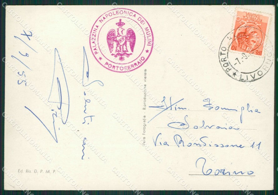 Livorno Portoferraio Foto FG cartolina ZK1321 – retro