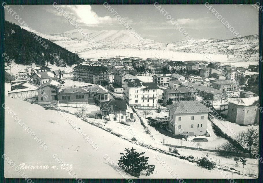 L'Aquila Roccaraso Neve Foto FG cartolina ZK1323 – fronte
