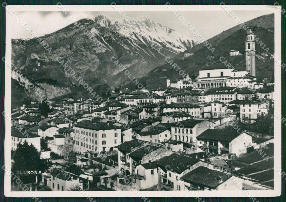 Bergamo Clusone Foto FG cartolina ZK1329 – fronte