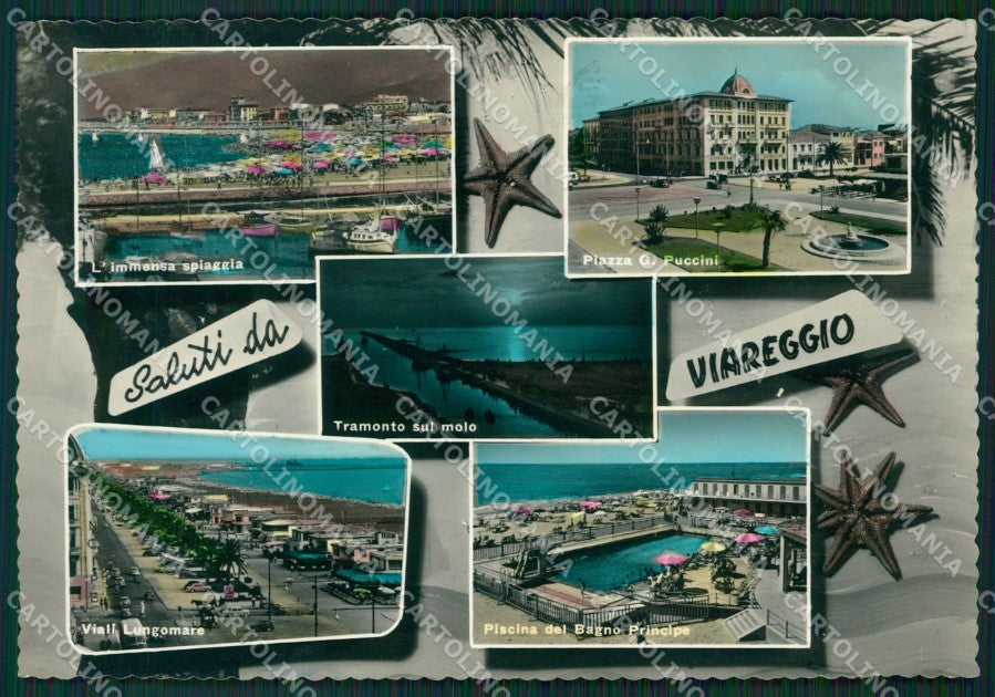 Lucca Viareggio Saluti da Foto FG cartolina ZK1336 – fronte