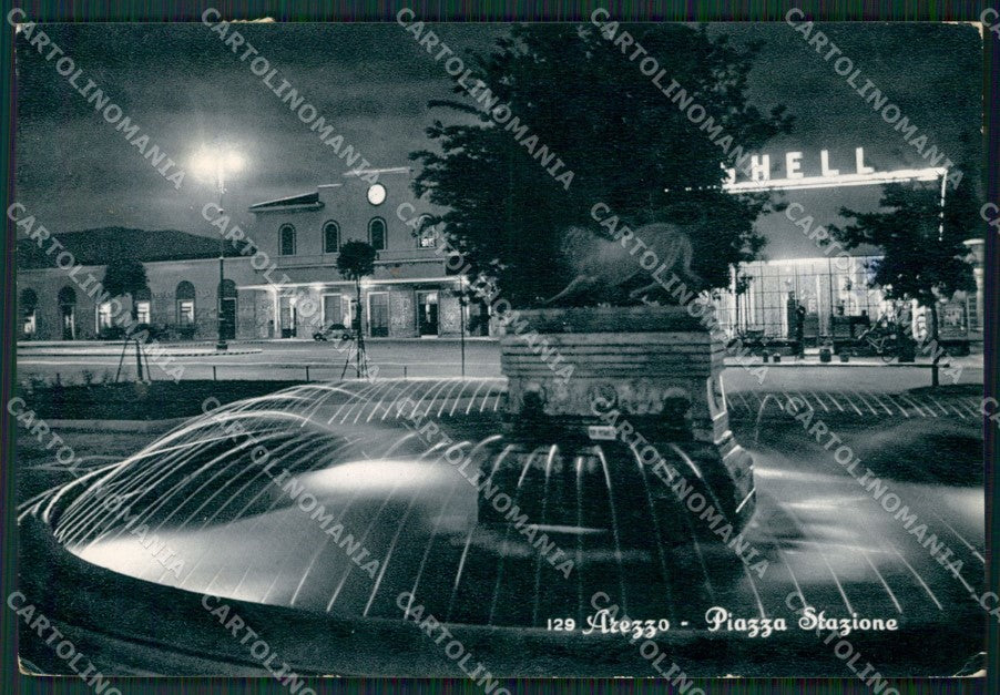 Arezzo Città Stazione PIEGA Foto FG cartolina ZK1345 – fronte